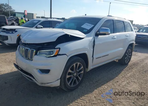 2017 Jeep Grand Cherokee Overland 4X2 z USA, uszkodzony, nr VIN 1C4RJECG2HC659427